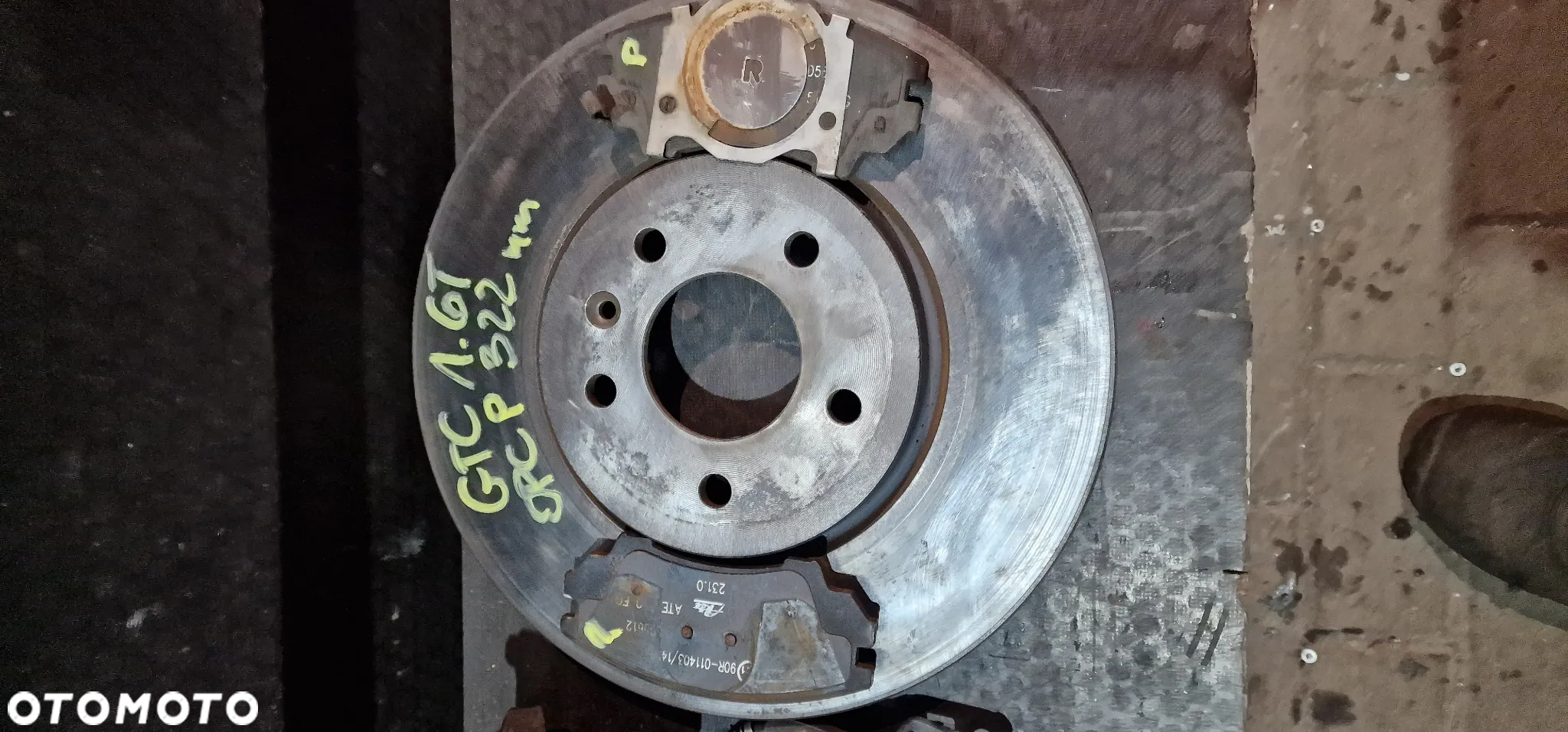 ZACISKI HAMULCOWE PRZEDNIE+Tarcze 321mm OPEL ASTRA J GTC OPC - 7