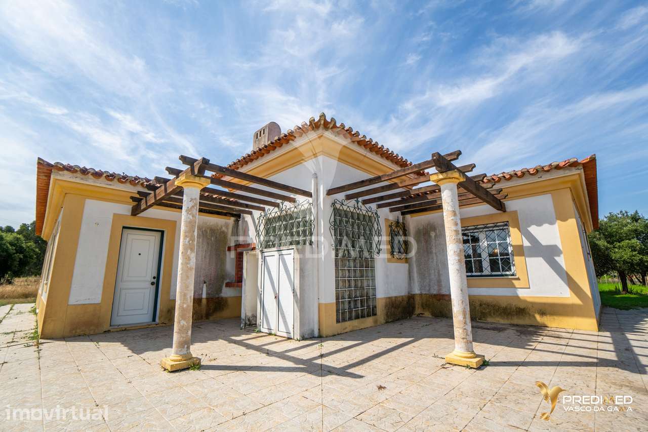 Herdade com 39500 m2 e Habitação com 150 m2 de área coberta em ótim... - Grande imagem: 2/36