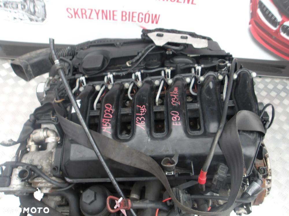 SILNIK KOMPLETNY BMW E90 3.0 DIESEL 231KM M57D30 163 TYS - 2