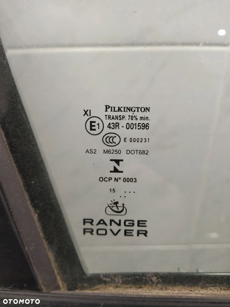 RANGE ROVER SPORT L494 DRZWI PRAWY PRZÓD PRZEDNIE SZYBA LOGOWANA KLAMKA KOLOR CORRIS GREY UK ORYGINAŁ - 8