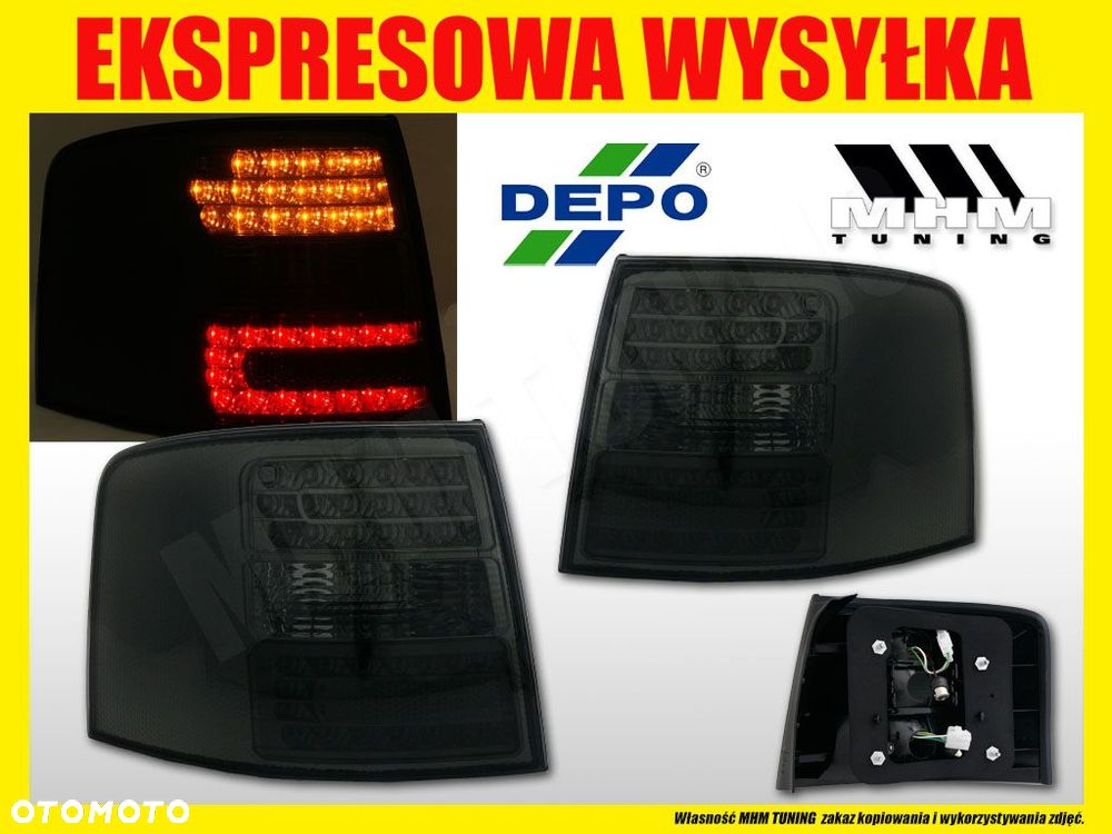 LAMPA TYL DIODY LED AUDI A6 C5 4B0 AVANT KOMBI 97- - 2