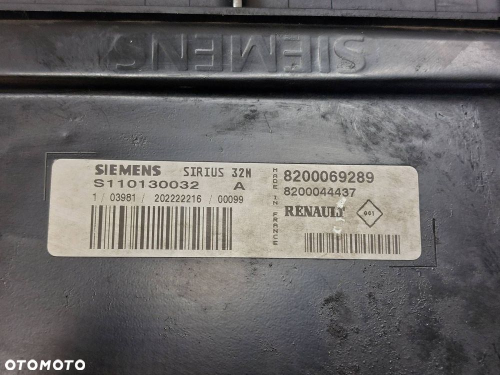 ZESTAW STARTOWY RENAULT CLIO II 1.6 16V 8200044437 8200031557 8200057247 - 2