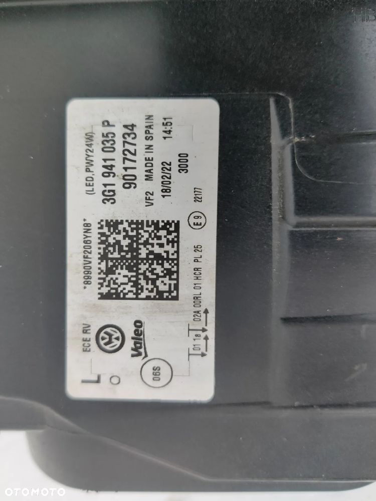 Lampa LED lewa Vw Passat B8 lift - 7