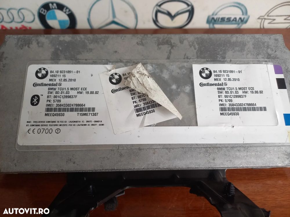 Modul Bluetooth Bmw X5 E70 X6 E71 F10 F11 F07 F01 F02 Cod  Factura Si Garantie - Dezmembrari Arad - 5