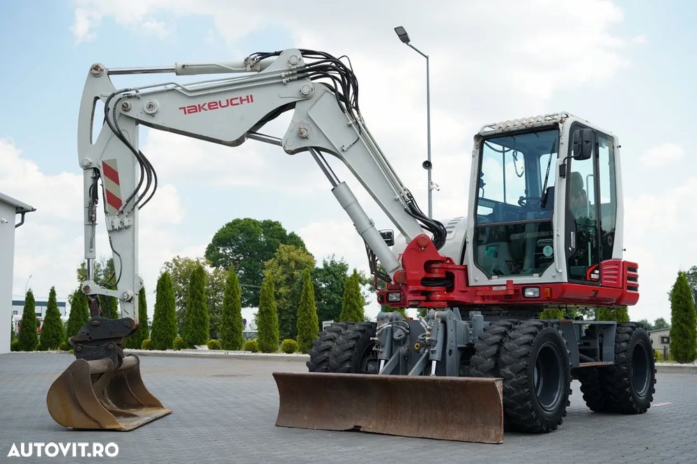 Takeuchi TB 295 W / EXCAVATOR PE ROȚI / 2016 / CONTRACT DE SERVICE POST-SERVICE - 1