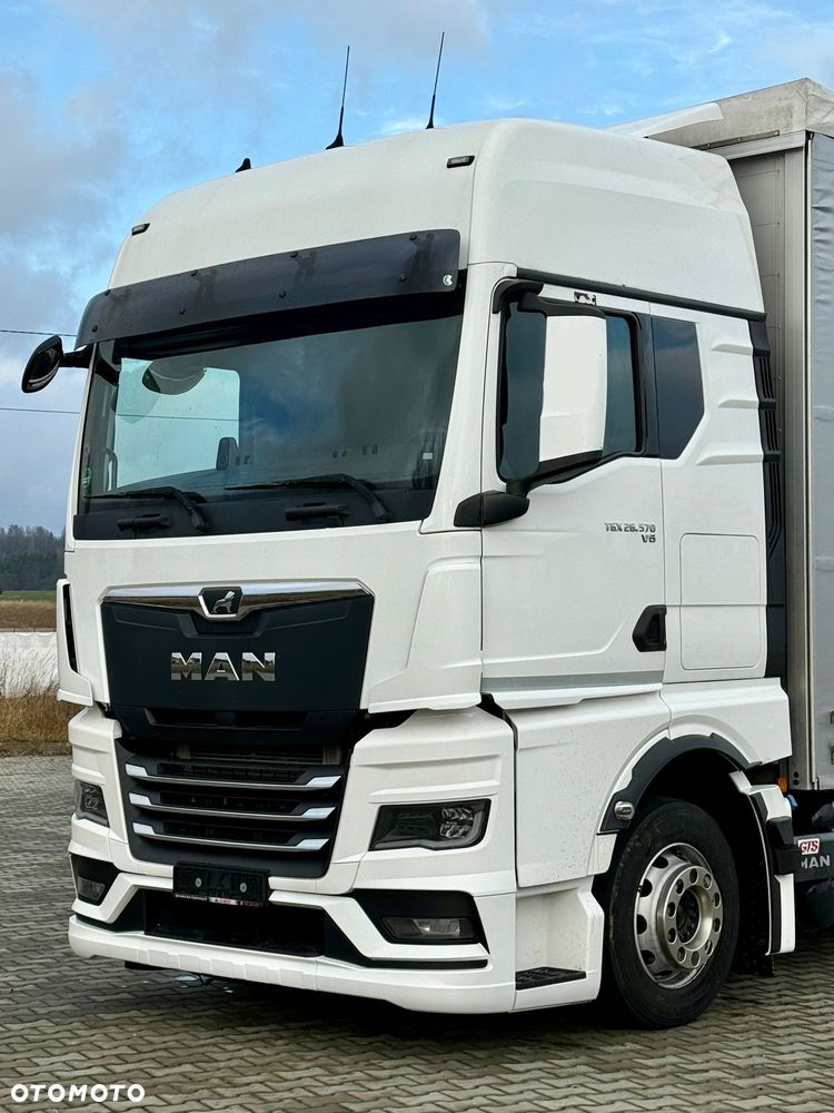 MAN TGX 26.470 / FIRANKA / 19 EUROPALET / XXL / NISKI PRZEBIEG / NOWY MODEL / 6X2 - 8