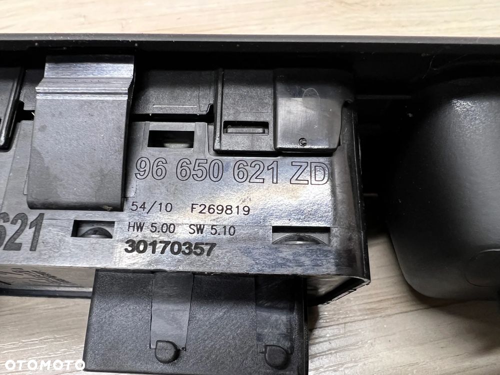 Panel przełącznik szyb peugeot 96650621zd - 5