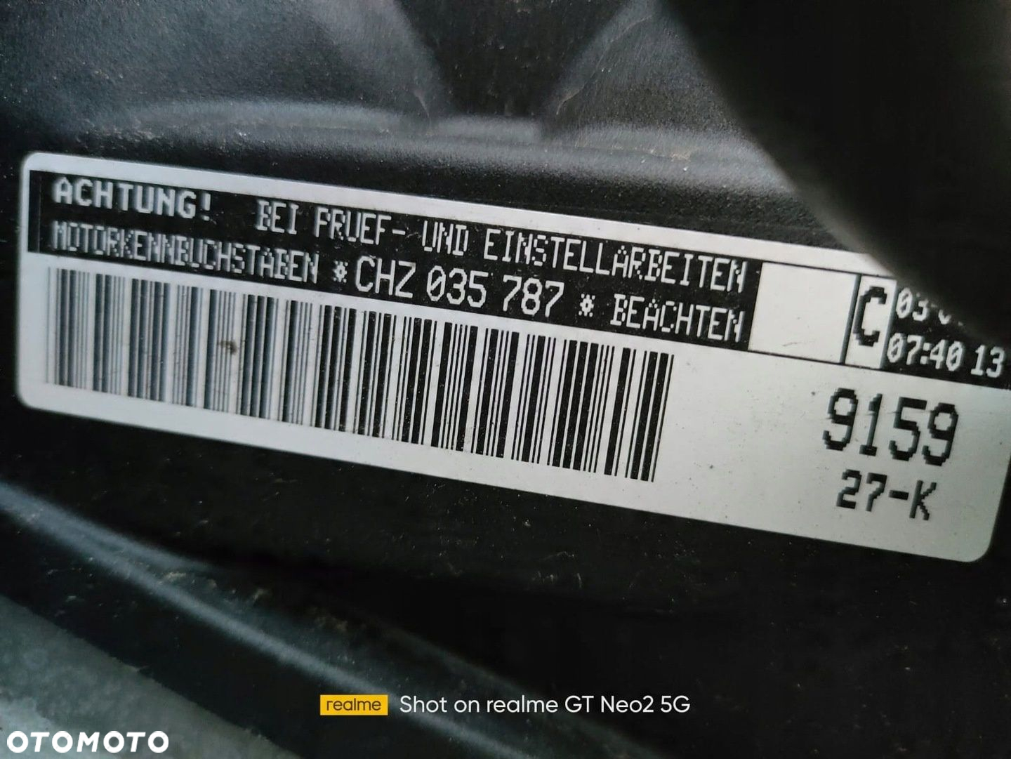 SILNIK 1.0 TSI TFSI R3 CHZB 95KM AUDI A1 FABIA POLO IBIZA RAPID TOLEDO CHZ - 2