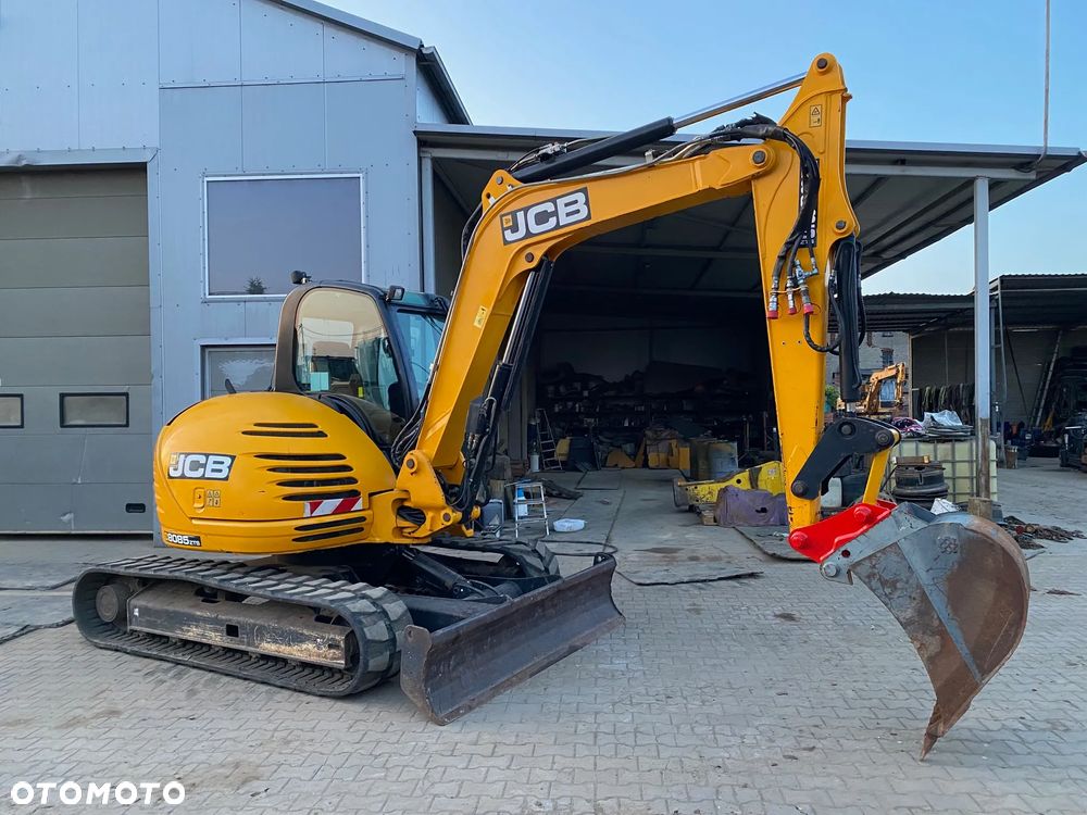 JCB 8085 ZTS, 2 ŁYŻKI, KRÓTKI TYŁ, Z NIEMIEC, WSZYSTKIE LINIE HYDRAULICZNE, - 8