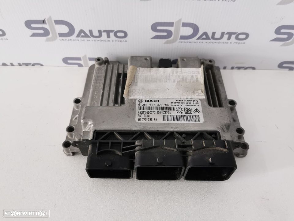 Centralina do Motor - Peugeot 208 / Citroen C3 1.4 HDI - 1