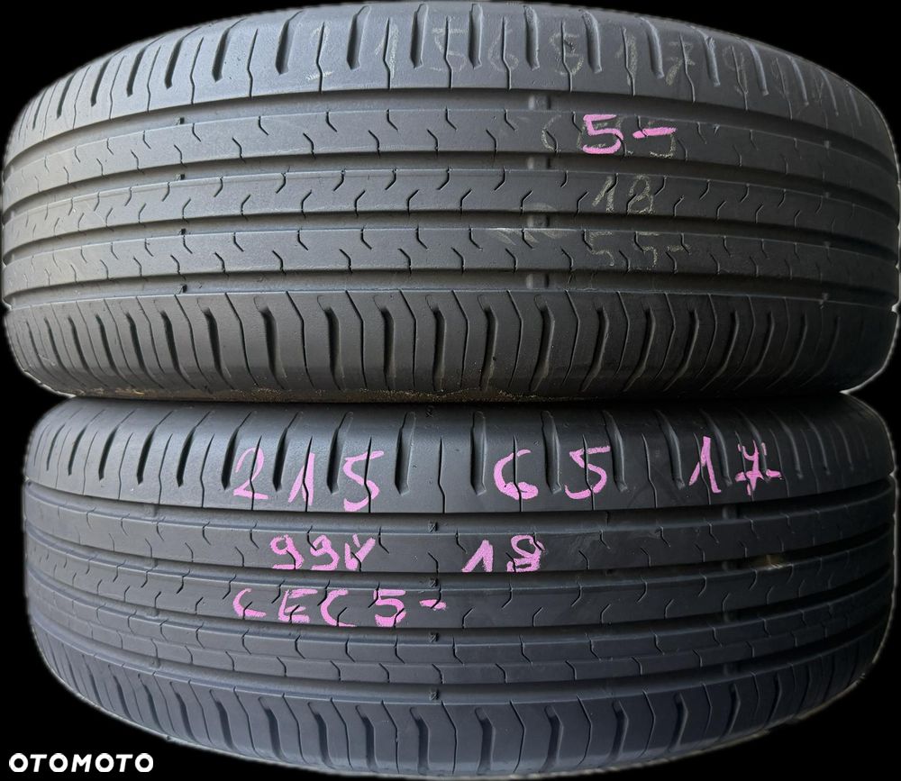 2 x 215/65R17 Continental Eco Contact 5 - 1