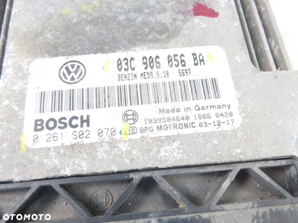 STEROWNIK VW GOLF V 1.6 FSI  03C906056BA 0261S02070 - 6