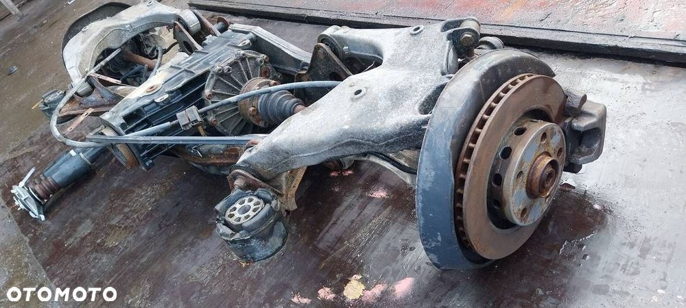 KOMPLETNE ZAWIESZENIE BELKA SANKI TYŁ DYFER QUATTRO AUDI A8 D2 EUT - 3