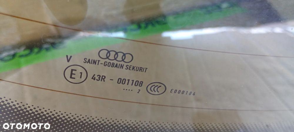 Szyba tył tylna karoseryjna grzana Audi A5 8T coupe - 6