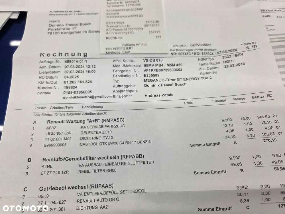 Renault Megane ENERGY TCe 205 EDC GT - 19