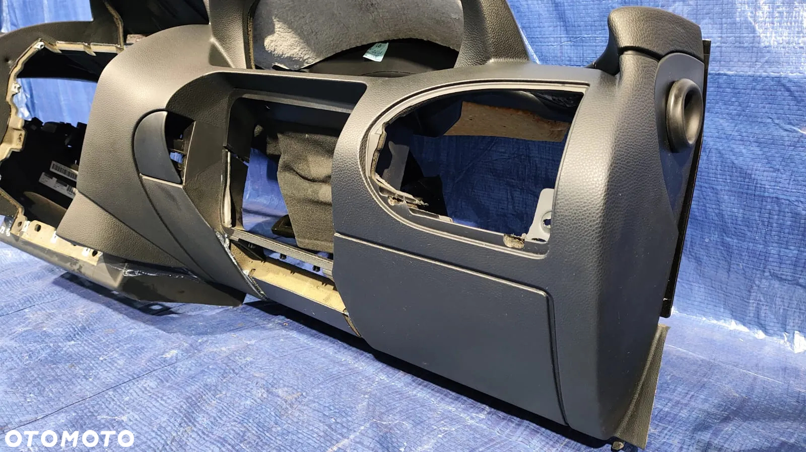 DESKA ROZDZIELCZA KONSOLA CZARNA SCHOWEK PASAŻERA ANGLIK UK BMW E63 E64 LCI LIFT - 6