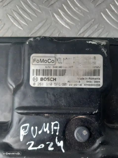 Centralina do Motor Ford Puma 1.0 EcoBoost Ref: M1T1-12A650-HB/MX7A-12B684-MA/0261S105FG Ano 2024 Com 911Kms - 2