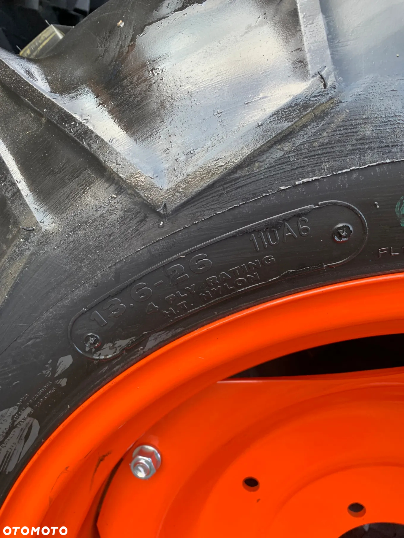 FV 23% Nowa Opona 13,6-26 BRIDGESTONE Farm service LUG17 Odpowiednik 340/80/26 Opona + Felga Kubota Koła - 5
