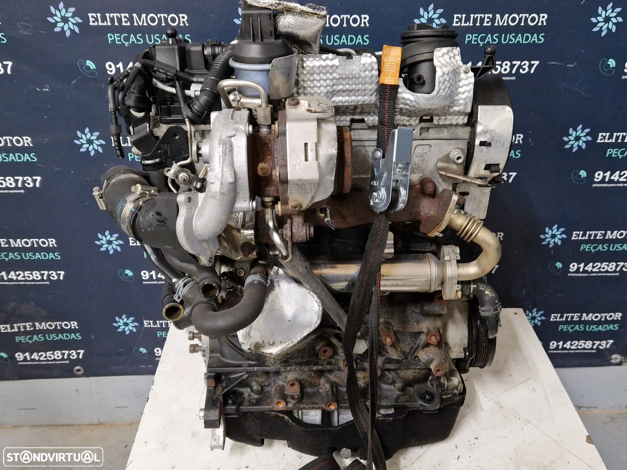 Motor usado CBD VW PASSAT 2.0 TDI 143CV GOLF VI 6 EOS TIGUAN SCIROCCO CBB CBA - 2