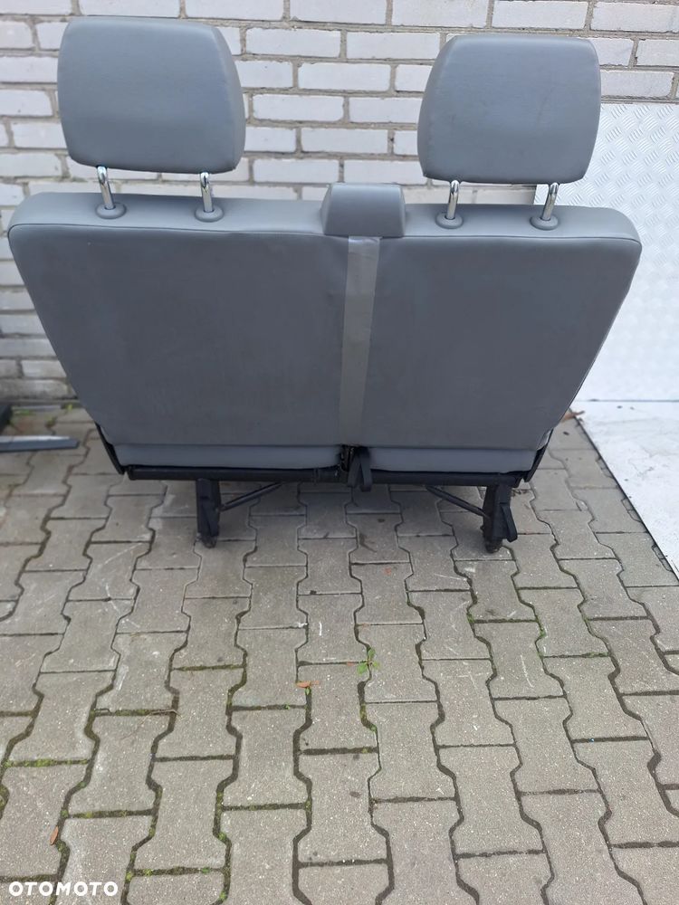 FOTEL KANAPA DWÓJKA 2 RZĄD SKŁADANY - VW TRANSPORTER T5 CARAVELLE - 2