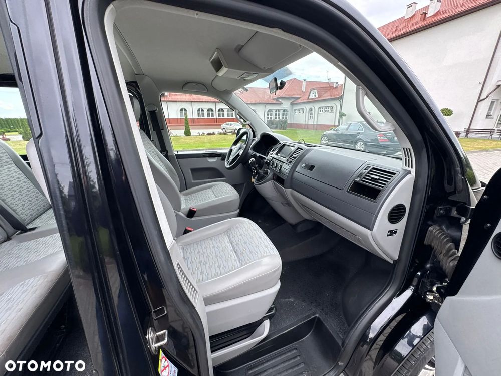 Volkswagen TRANSPORTER T5 LIFT L2H1 Long Klima Elektryka Navi Dubel Kabina Brygadówka - 11