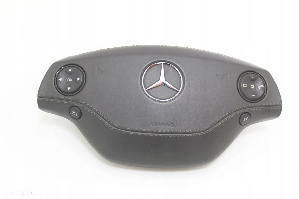 Airbag poduszka kierowcy skóra multifunkcja jak nowa Mercedes W221 CL W216 - 1