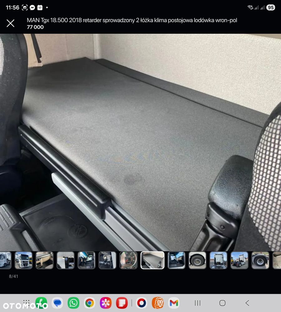 MAN Tgx 18.500 mały przebieg 2017 retarder sprowadzony 2 łóżka serwis lodówka wron-pol - 8