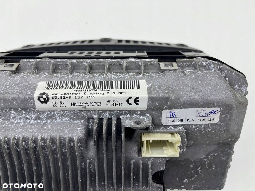 BMW 7 E65 E66 LIFT MONITOR EKRAN WYŚWIETLACZ 9157123 - 6