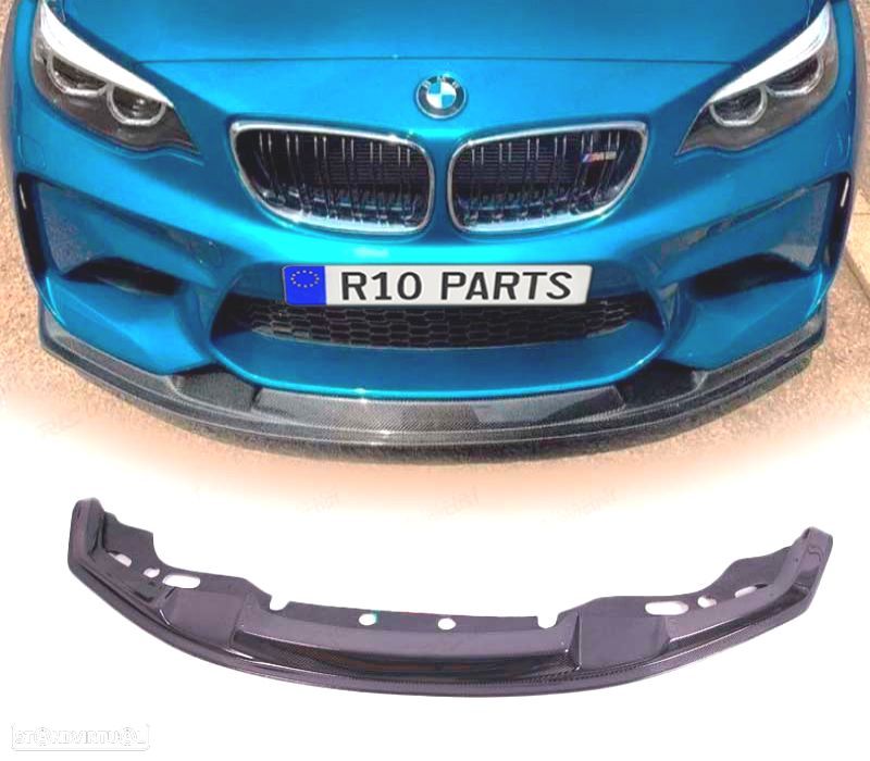 SPOILER LIP FRONTAL BMW F87 14- LOOK M2 CARBONO - 1