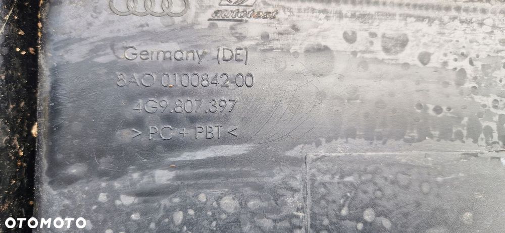 ATRAPA ZAŚLEPKA HAKA TYŁ AUDI RS6 C7 4G9 ORYGINAŁ - 4