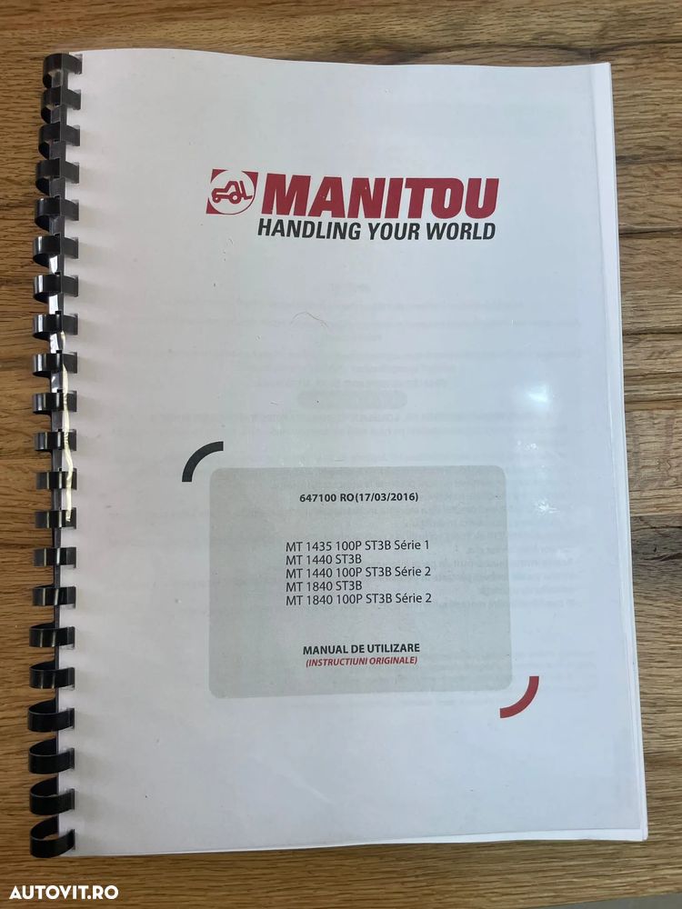 Manitou Privilege MT1840 2008 6075 ore - 9
