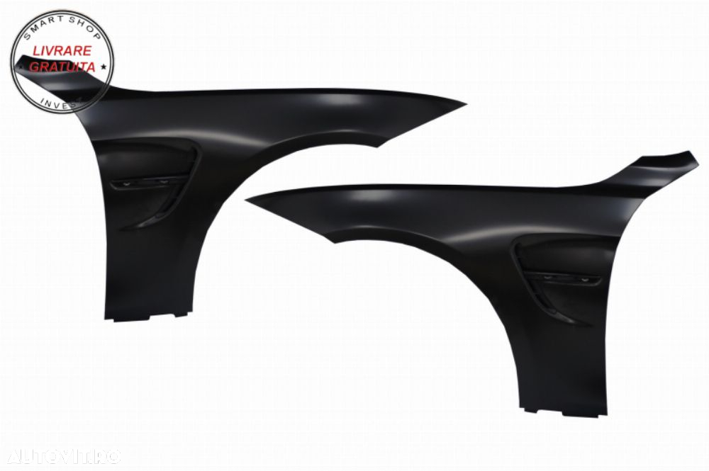 Capota cu Aripi Laterale Negru compatibila cu BMW Seria 4 F32 F33 F36 (2011-2019) - livrare gratuita - 9