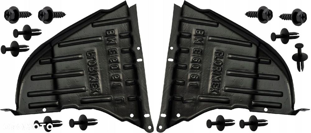 BMW E60 E61 Standar osłona silnika nadkole PRAWY - 3