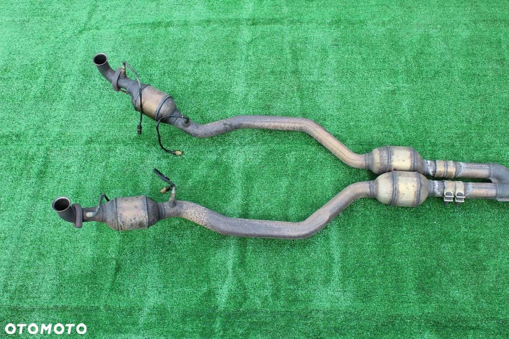 Układ wydechowy kompletny katalizatory tłumik Mercedes SL R230 SL500 - 4