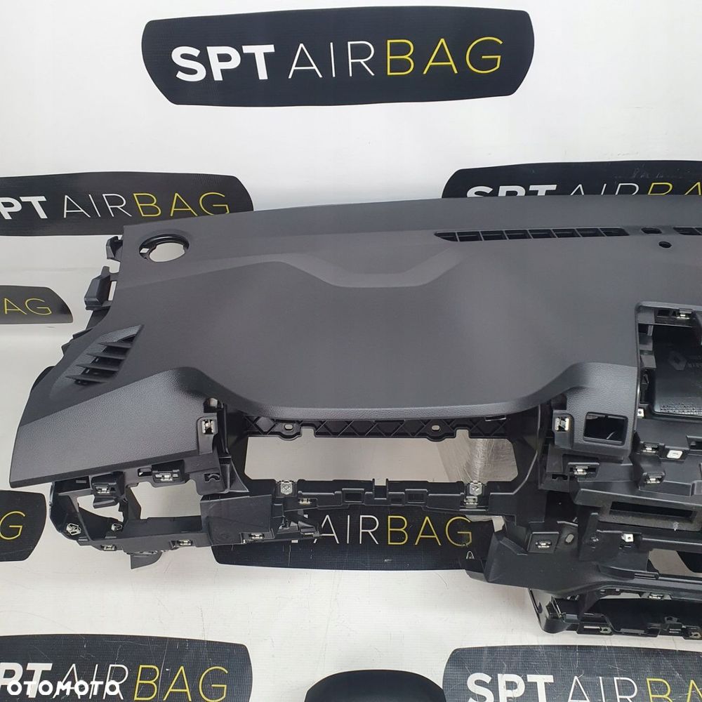DACIA SANDERO III PO LIFCIE DESKA ROZDZIELCZA KONSOLA KOKPIT PULPIT PODUSZKI AIRBAG AIR BAG PASY KIT SET - 2