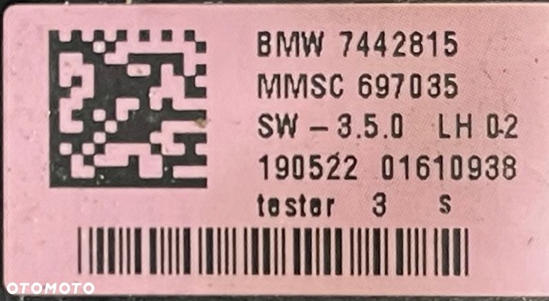 BMW X3 G01 X4 G02 M-PAKIET LUSTERKO ZEWNĘTRZNE LEWE 5 PIN - 10