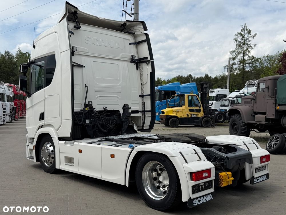 Scania Low deck mega r450 z Niemiec alcoa full led dwa duże zbiorniki navi klima postojowa nowe Tacho - 10