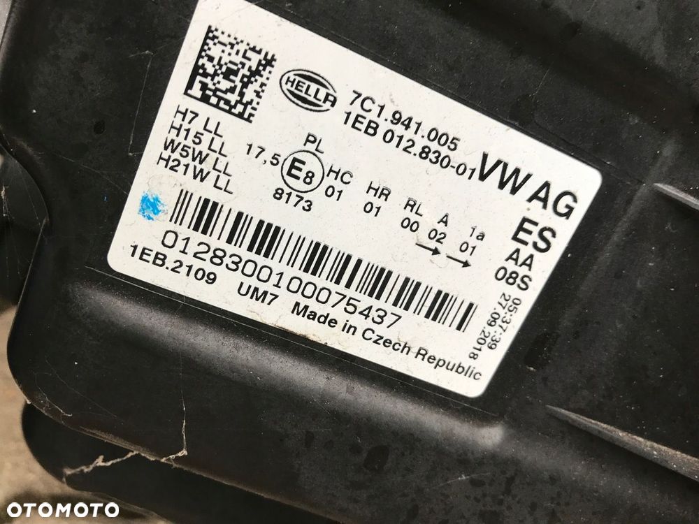 VW CRAFTER II LAMPA LEWA PRZOD PRZEDNIA 7C1 - 6