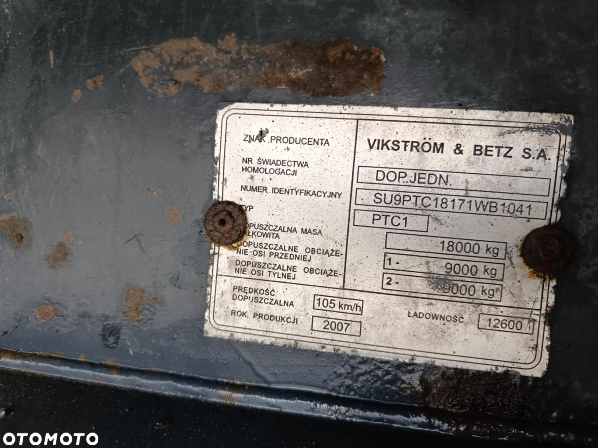 Schmitz Cargobull tandem 2 osie 2007 rok BPW dolny zaczep 6,9 dł platforma - 15