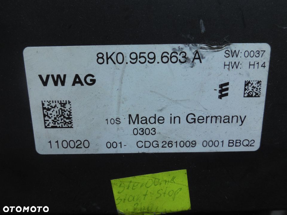 VW PASSAT B6 STABILIZATOR NAPIĘCIA 8K0959663A - 2