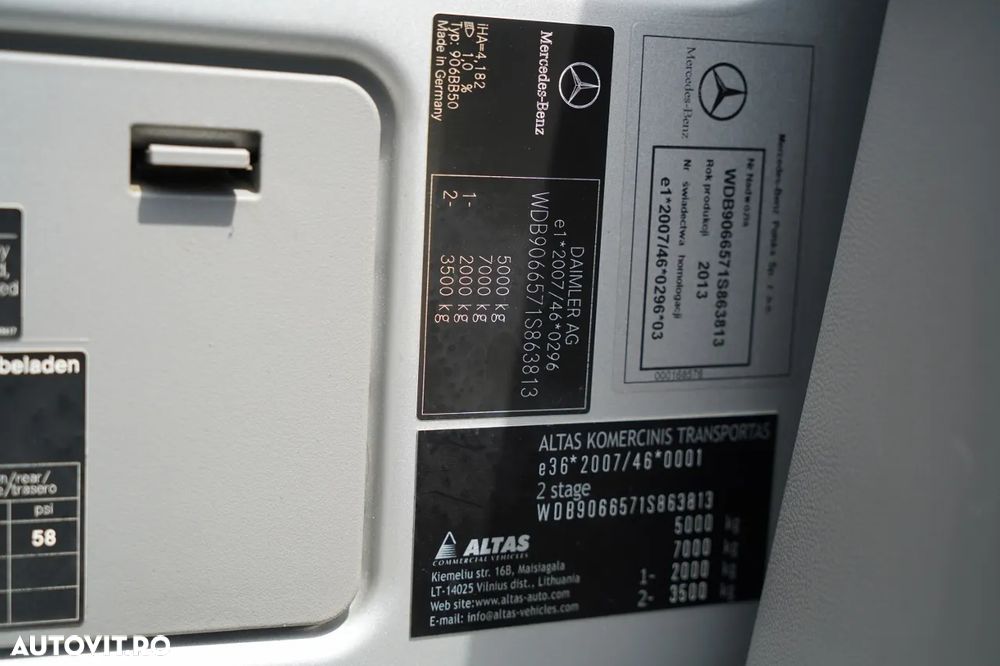 Mercedes-Benz SPRINTER 516 / IMPORTAT / AER CONDIȚIONAT / - 37
