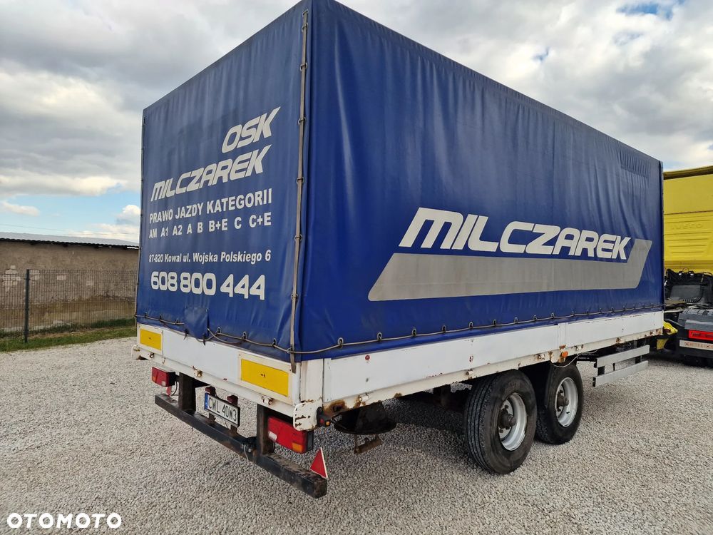 Inny BURTO-PLANDEKA - 2 OSIE - ŁADOWNOŚĆ 6200kg - 8