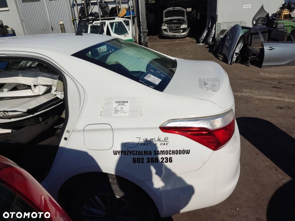 ĆWIARTKA BŁOTNIK LEWY TYŁ CITROEN C ELYSEE EWP - LAKIER BIAŁY BANQUISE - 1