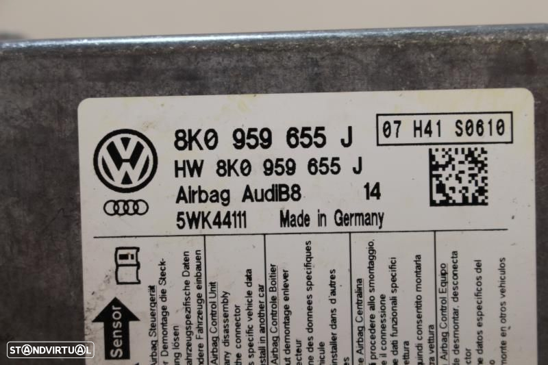 Centralina De Airbags Audi A4 (8K2, B8)  8K0959655j / 5Wk44111 / 8K0 9 - 2