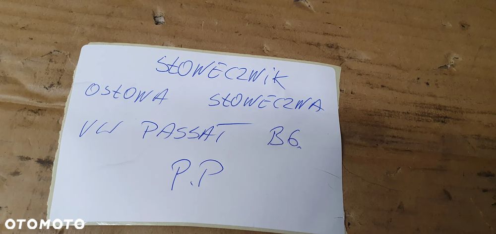 Osłona przeciwsłoneczna prawa pasażera VW Passat B6 - 7
