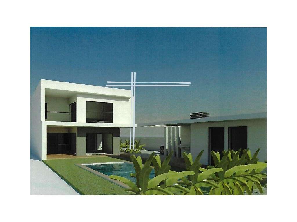 Moradia Geminada T4, arquitetura contemporânea com garagem e piscin... - Grande imagem: 3/54