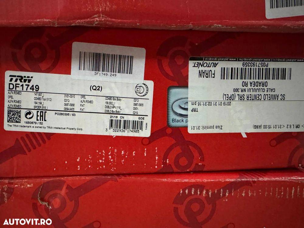 DF1749 | Disc Frana | Fiat Doblo - 1