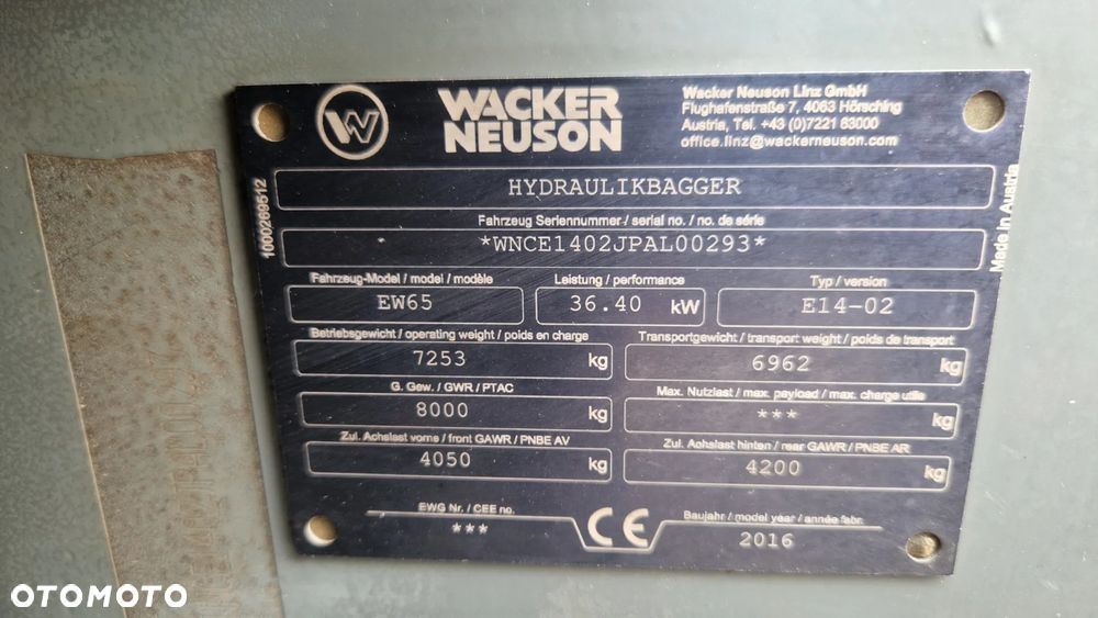 Wacker Neuson EW65 - 12