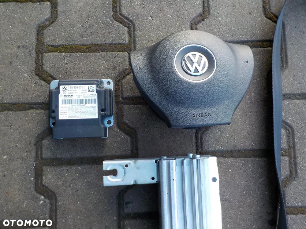 VW T5 LIFT PODUSZKI PASY AIRBAG PRAWY KIEROWCY MODUŁ - 3