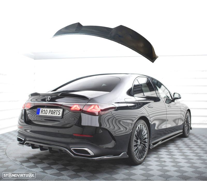AILERON SPOILER MERCEDES W214 24- LOOK PSM PRETO BRILHANTE - 1